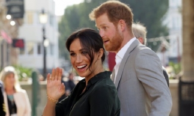 Príncipe Harry y Meghan Markle.