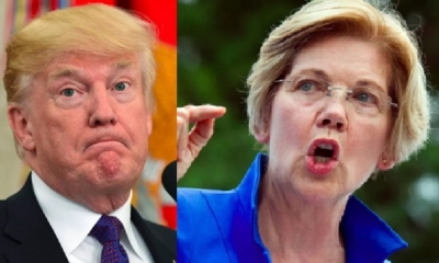 Elizabeth Warren y Donad Trump/Foto. RRSS