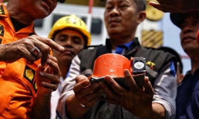 La caja negra del avión de Lion Air. | Fuente: AFP 