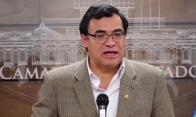 El presidente de la Cámara Alta, Jerges Mercado