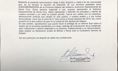 David, quien fue posesionada como subgobernadora el pasado 2 de junio.