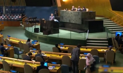 Sesión General de la ONU. | Captura de pantalla