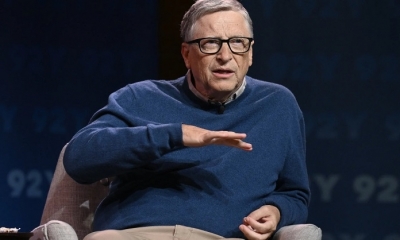 Bill Gates en la presentación de su libro Cómo prevenir la próxima pandemia