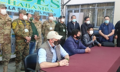 El director del Sedes dijo que Cochabamba es el tercer departamento con más contagiados de coronavirus en el país.