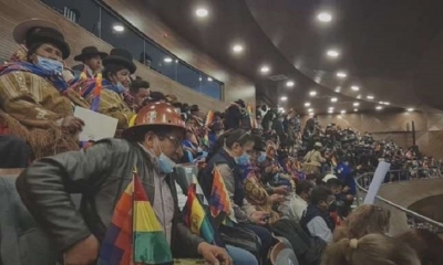 Los militantes del MAS asistieron a la Asamblea Legislativa 