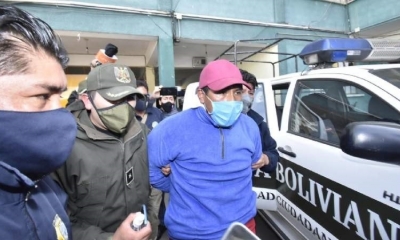 Zenón J. M. fue trasladado a la Felcc de La Paz. Foto: AP