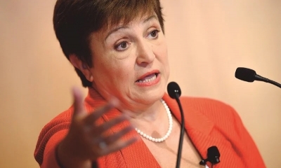 Kristalina Georgieva, directora del Fondo Monetario Internacional. Foto:AFP