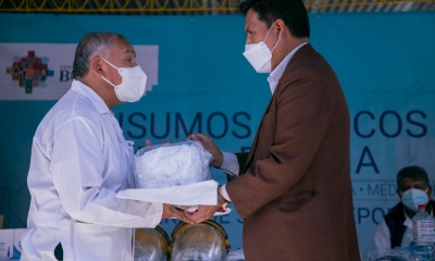 Al Hospital del Tórax se hará la entrega de una donación de más de Bs 1,2 millones de bolivianos en insumos y medicamentos.