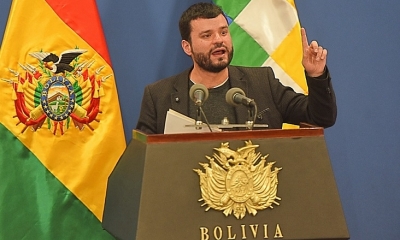 El ministro de Comunicación, Manuel Canelas