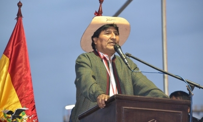 El expresidente Evo Morales