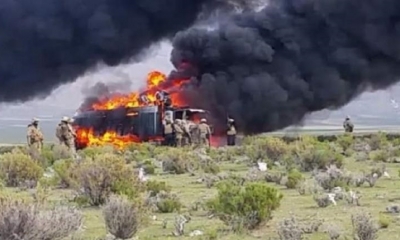 Efectivos de las fuerzas de Tarea Conjunta encontraron cuatro camiones con contrabando. | Cortesía