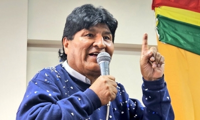 El expresidente Evo Morales