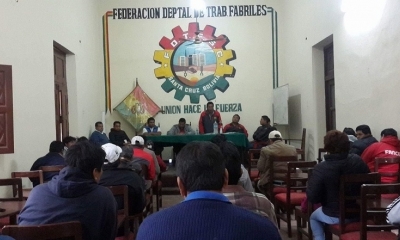 Imagen referencial de la Federación de Fabriles de Santa Cruz.