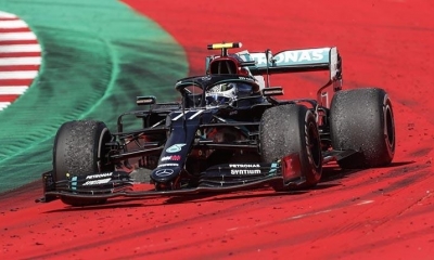 El piloto finlandés de Mercedez, Valtteri Bottas, en el GP de Austria, el fin de semana pasado. | AFP