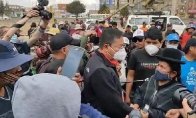 El presidente electo de Bolivia, Luis Arce Catacora