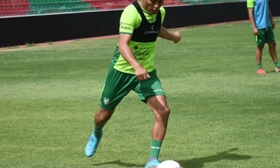 Erwin Saavedra, volante de la selección. Foto: FBF