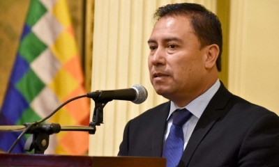 El ministro de Salud, Rodolfo Rocabado.