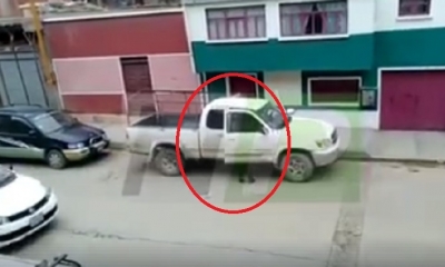 Los delincuentes se llevaron 13.000 bolivianos/Foto. Captura de pantalla