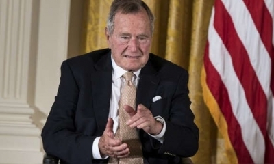 George Bush fue presidente de Estados Unidos entre 1989 y 1993. | Fuente: AFP