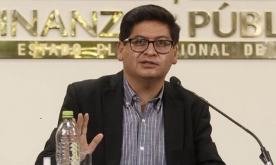 El ministro de Economía, Marcelo Montenegro. 