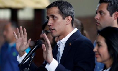 El diputado opositor Juan Guaidó