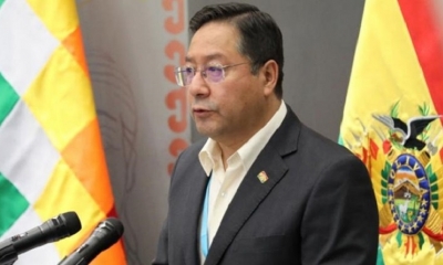 El presidente Luis Arce Catacora.