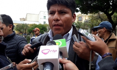 Foto / Archivo: El dirigente cocalero, Leonardo Loza. 
