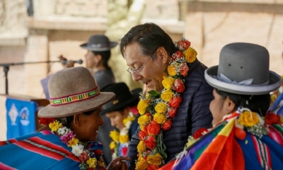 El presidente Luis Arce 