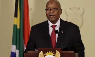 Jacob Zuma da un discruso dirigido a la nación (AP)