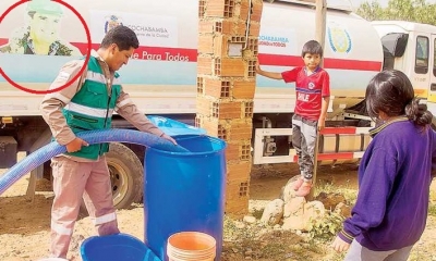 Los vecino exigen que sea gratís la entrega/Foto. RRSS