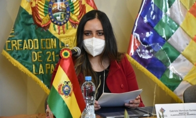 La ministra de Planificación del Desarrollo, Gabriela Mendoza
