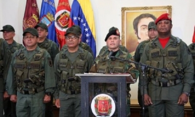 El Estado Mayor Superior de la FANB realizó un comunicado oficial en respuesta a las últimas acciones injerencistas del gobierno de los EE.UU.