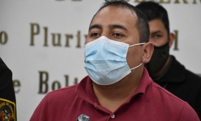 El viceministro de Seguridad Ciudadana, Wilson Santamaría