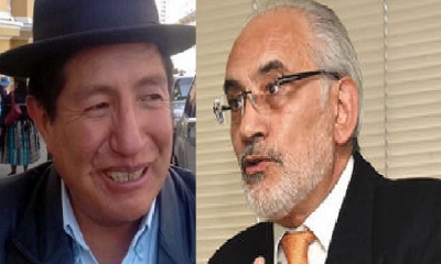 Rafael Quispe y Carlos Mesa/Foto. Kandire