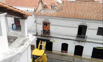 Esta sería la tercera vivienda de Sucre que colapsa en menos de una semana.