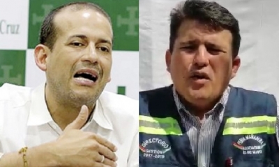 Luis Fernando Camacho y René Troncoso/Foto. Kandire
