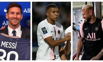 Neymar, Messi y Mbappe están nominados al premio The Best
