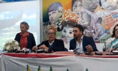 Comisión del Tribunal Internacional de los Derechos de la Naturaleza, en conferencia de prensa/Foto. Captura de pantalla