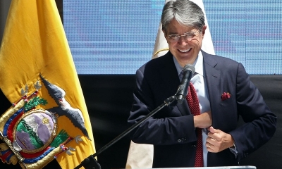 El presidente electo Guillermo Lasso. Foto: AFP