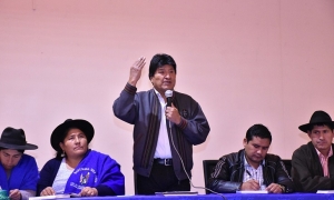  El Presidente Evo Morales 
