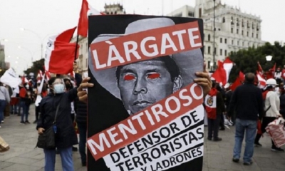 Cientos de personas marcharon este domingo en Lima
