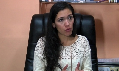 Adriana Salvatierra, senadora del Movimiento Al Socialismo (MAS). Foto: Internet