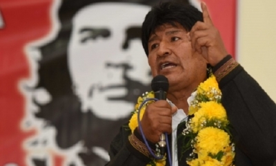 El presidente Evo Morales