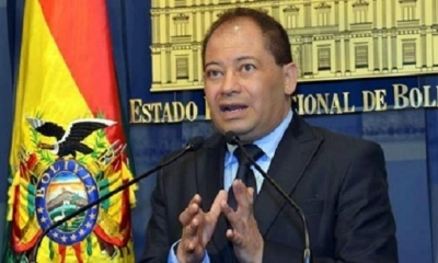 El ministro de Gobierno, Carlos Romero