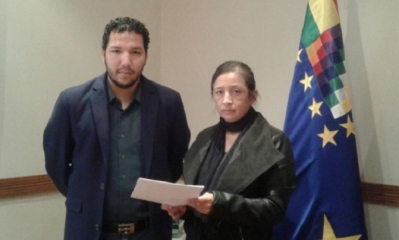 Giovana Irusta, atleta boliviana especializada en la marcha. Foto: ANF