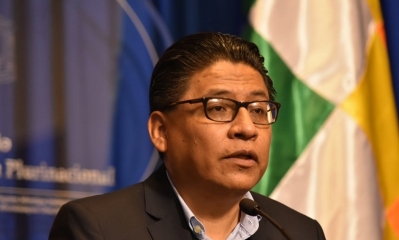El ministro de Justicia y Transparencia Institucional, Iván Lima
