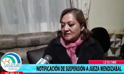 La jueza Ximena Mendizábal.