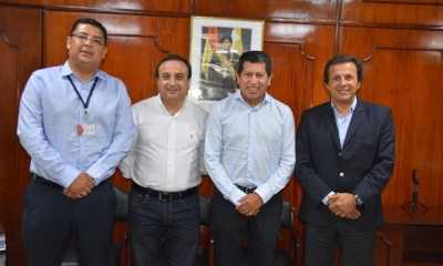 El ministro de Hidrocarburos y empresarios /Foto. MH