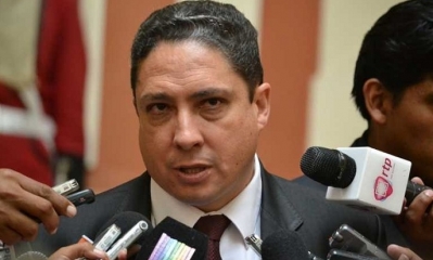 El ministro de Justicia, Héctor Arce.
