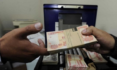 Billetes de boliviano de circulación nacional.